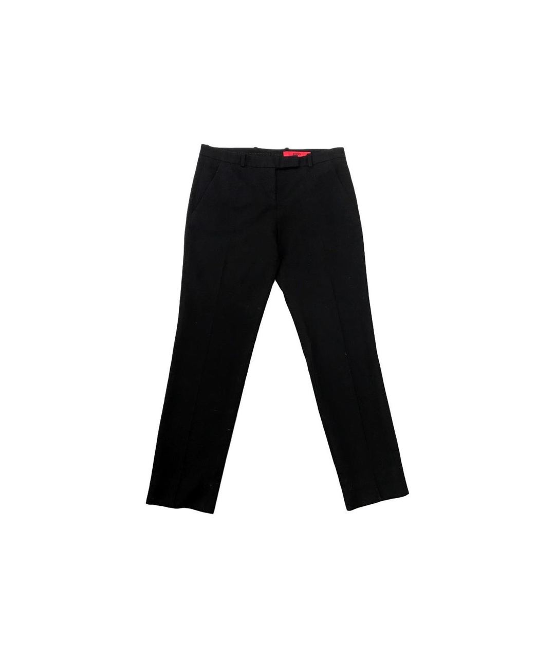 HUGO BOSS Черные хлопко-эластановые брюки узкие, фото 1