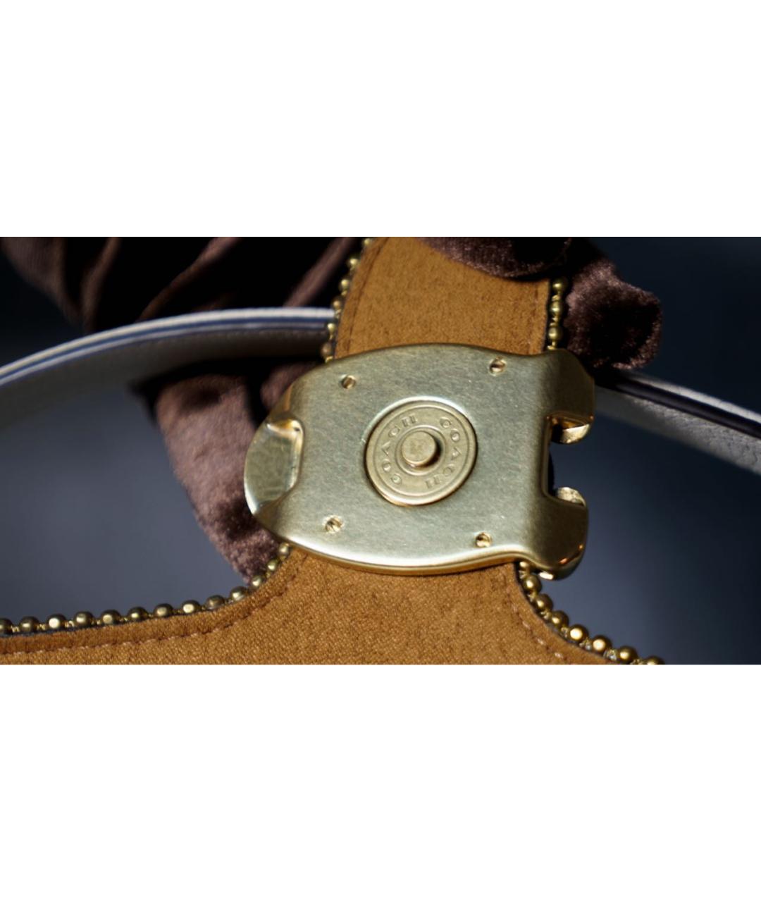 COACH Белая кожаная сумка через плечо, фото 8