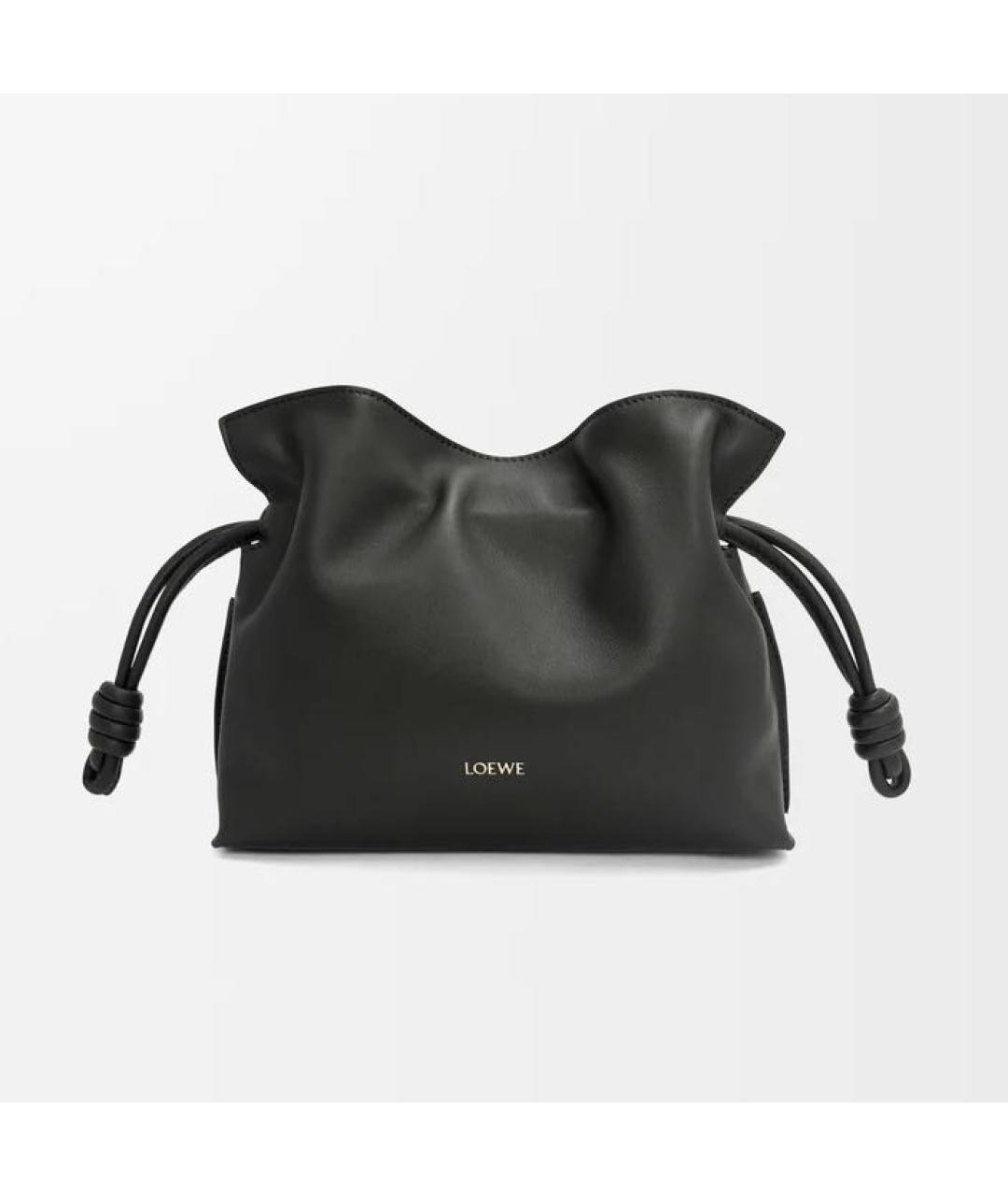 LOEWE Черная кожаная сумка через плечо, фото 6