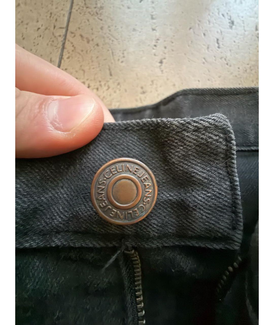 CELINE Черные джинсы скинни, фото 3