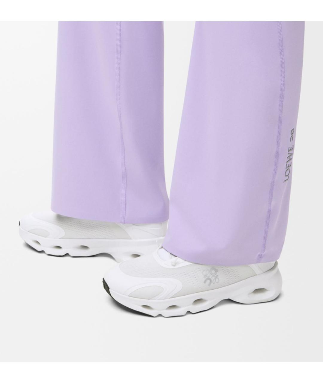 LOEWE Белые бархатные кроссовки, фото 2