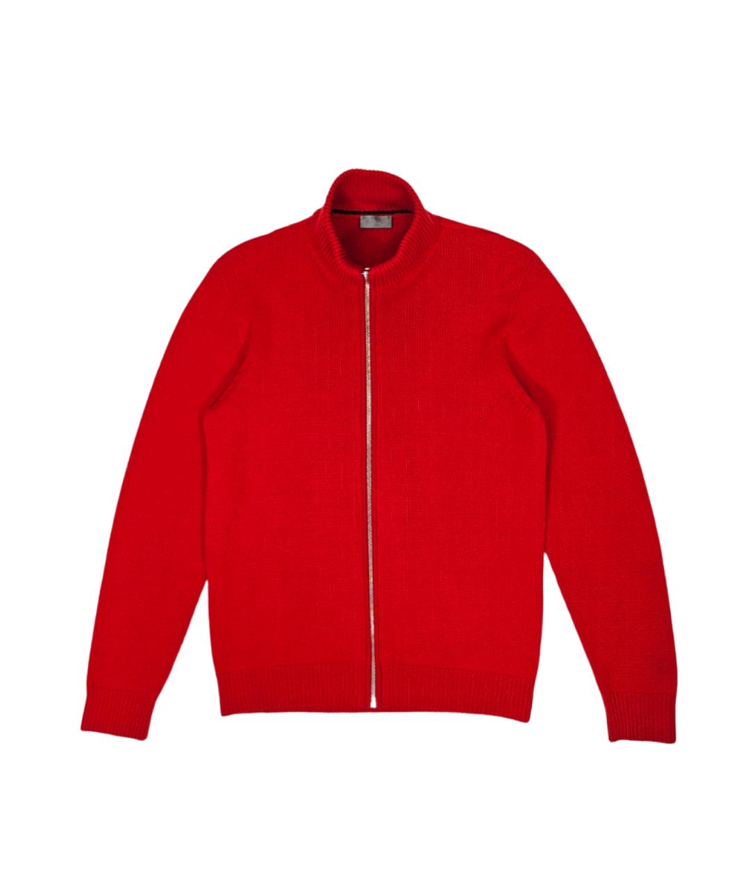 CHRISTIAN DIOR Красный кашемировый джемпер / свитер, фото 8