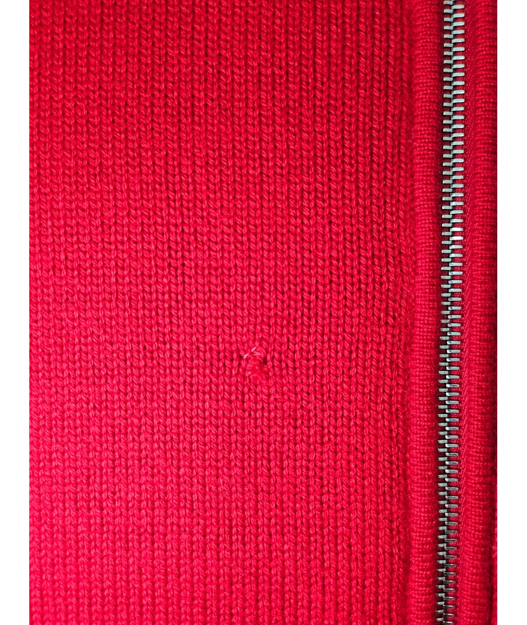 CHRISTIAN DIOR Красный кашемировый джемпер / свитер, фото 7