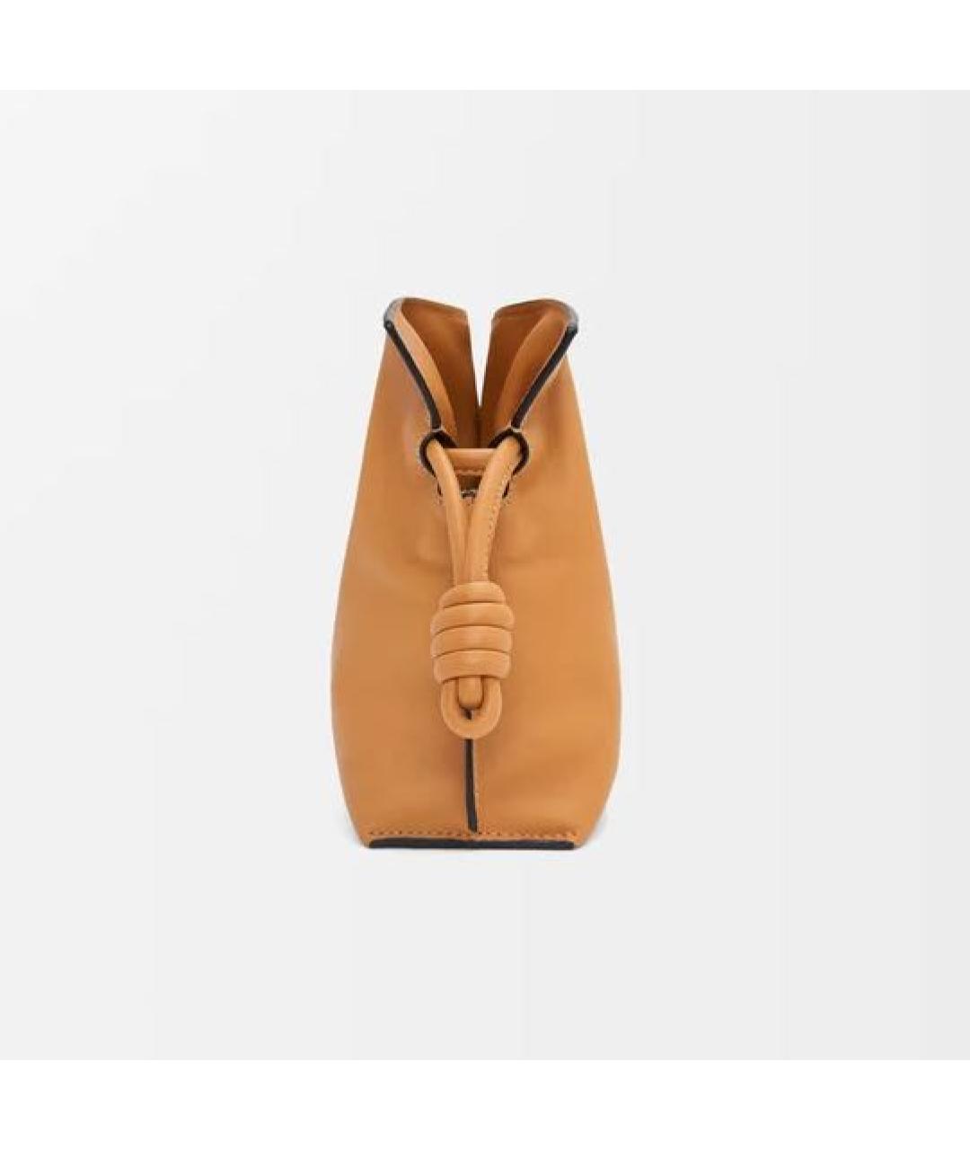 LOEWE Оранжевая кожаная сумка через плечо, фото 5