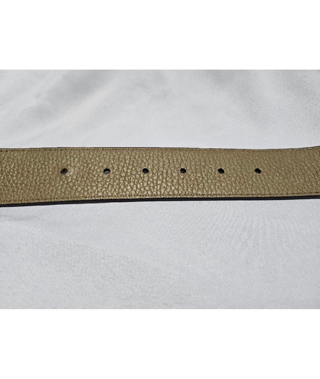 LOUIS VUITTON Черный кожаный ремень, фото 7