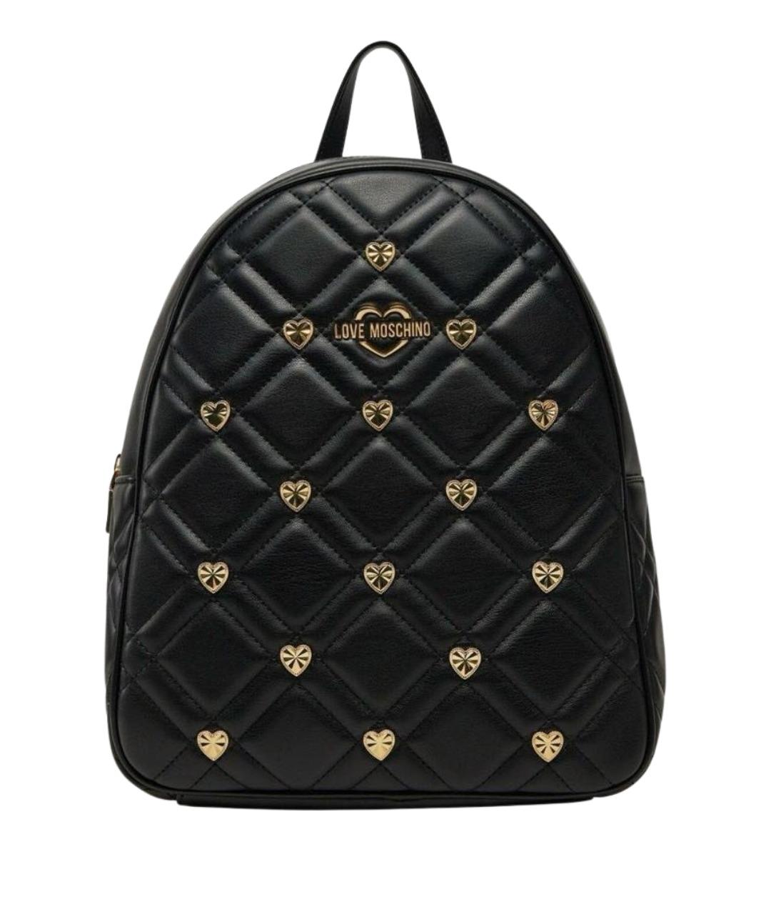 LOVE MOSCHINO Черный рюкзак, фото 1