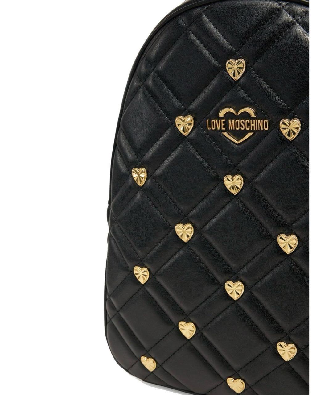 LOVE MOSCHINO Черный рюкзак, фото 4