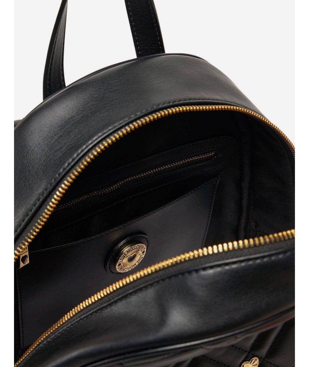 LOVE MOSCHINO Черный рюкзак, фото 5