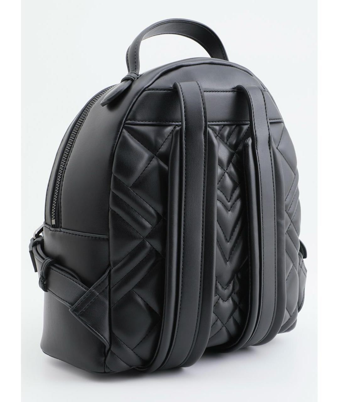 LOVE MOSCHINO Черный тканевый рюкзак, фото 2