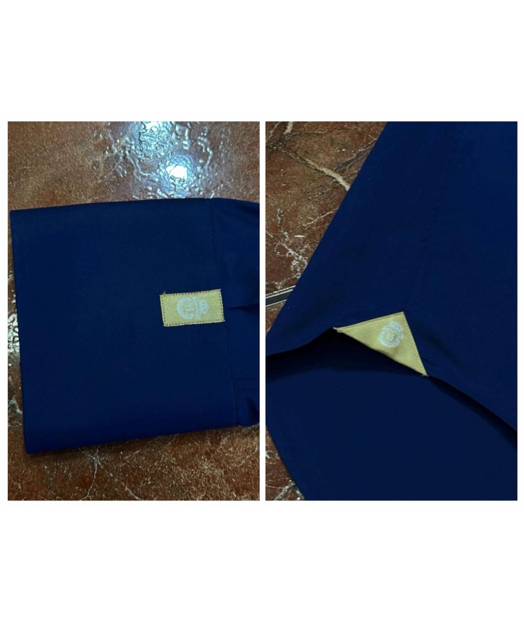 BILLIONAIRE Темно-синяя кэжуал рубашка, фото 7