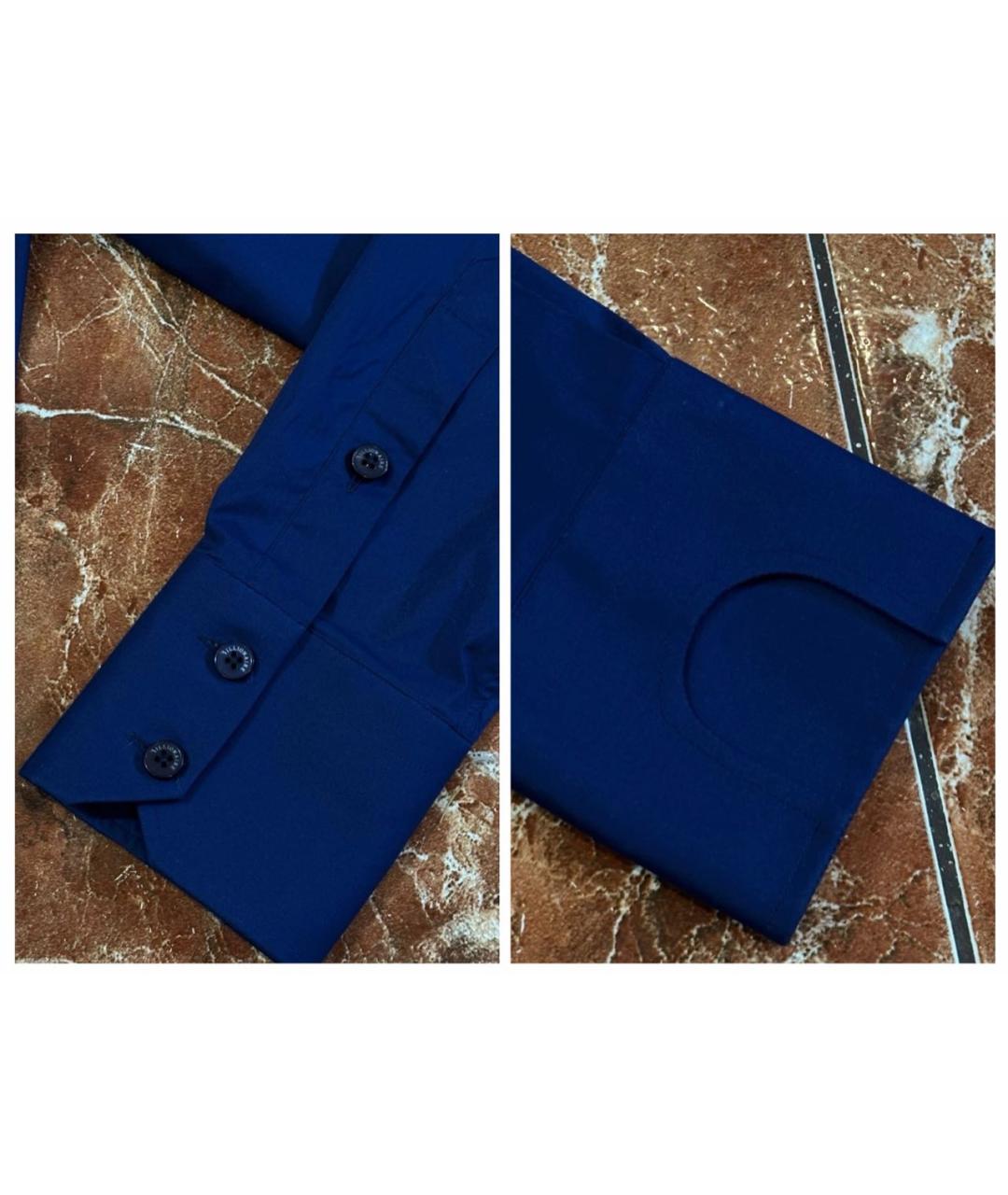 BILLIONAIRE Темно-синяя кэжуал рубашка, фото 6