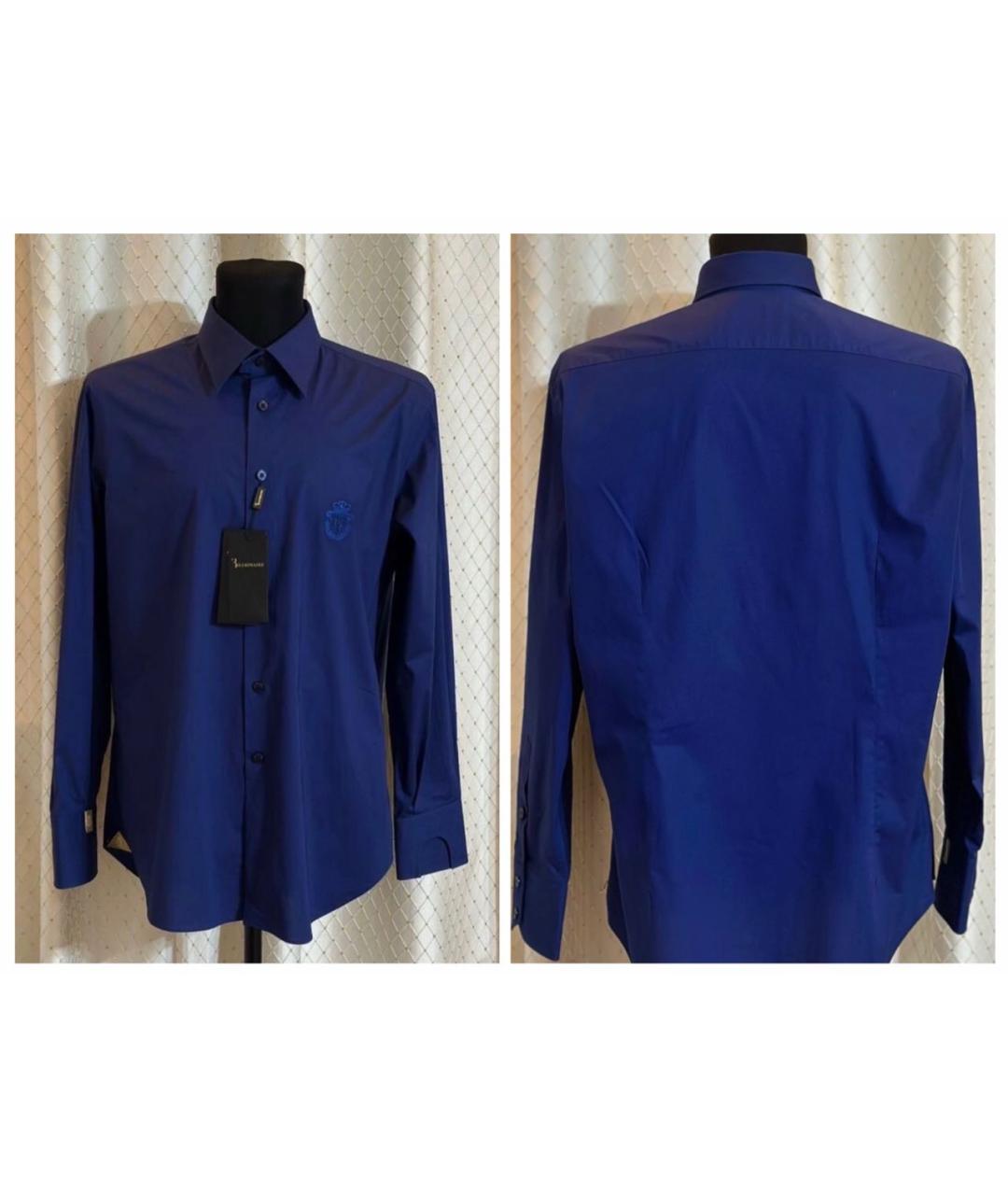 BILLIONAIRE Темно-синяя кэжуал рубашка, фото 5