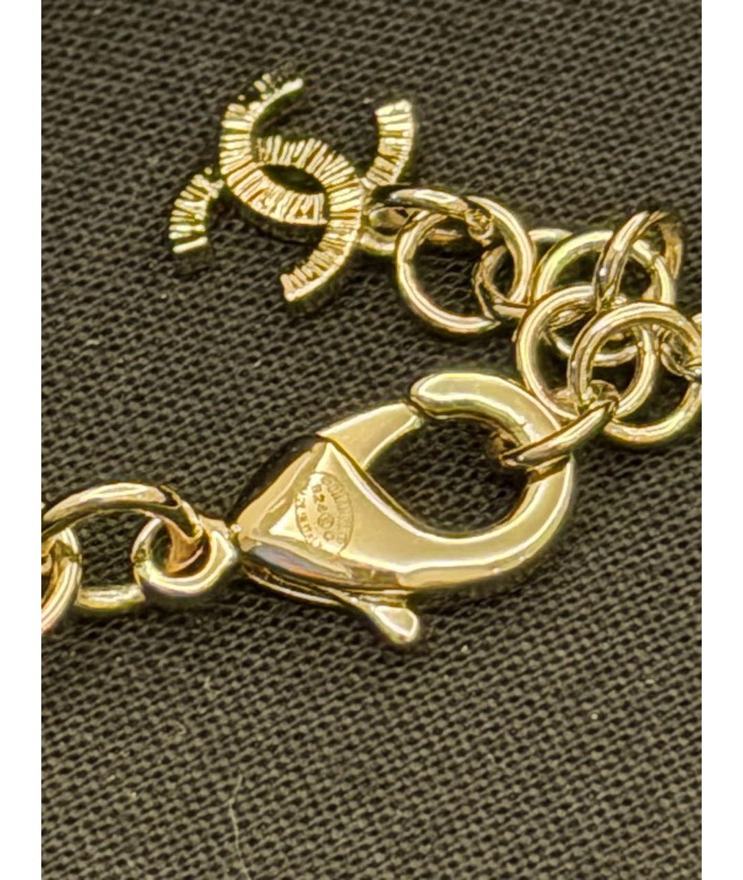 CHANEL Черное металлическое колье, фото 3