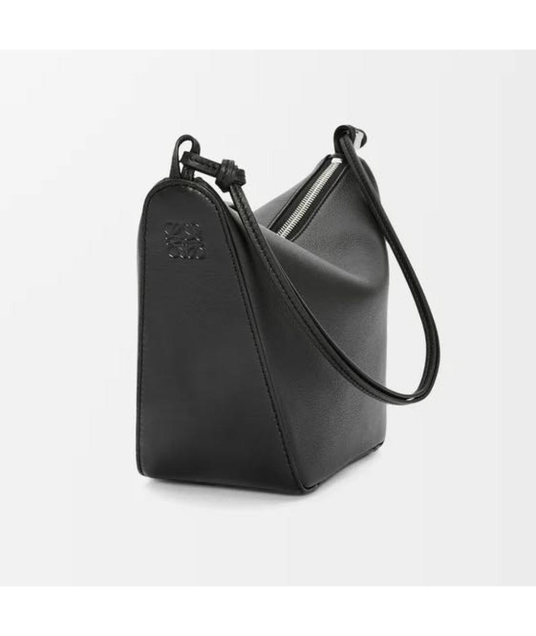 LOEWE Черная кожаная сумка через плечо, фото 2