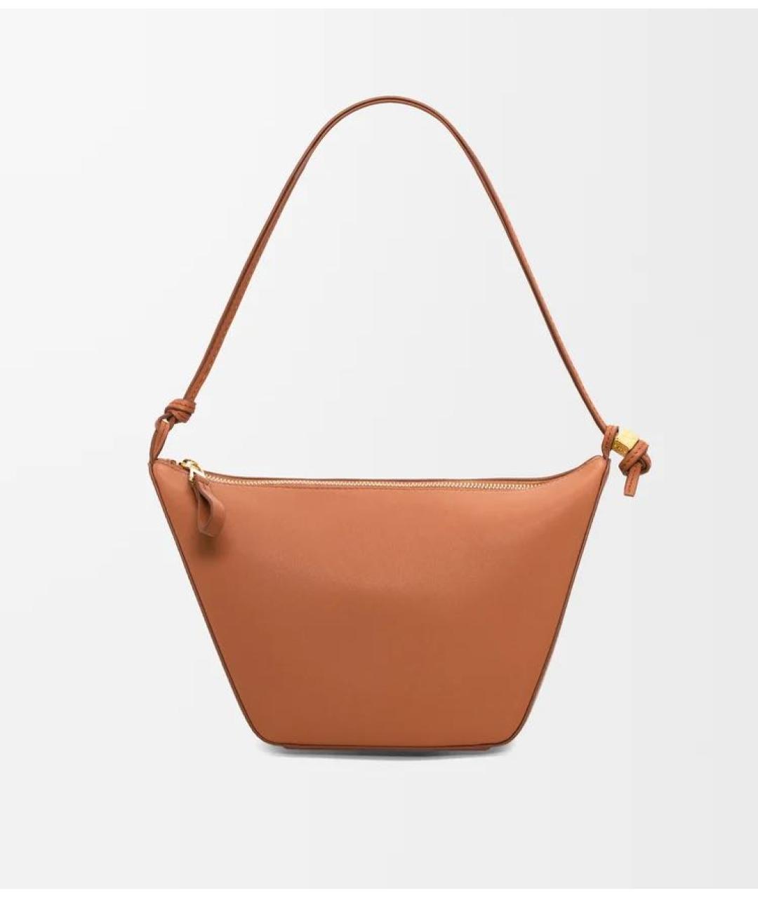 LOEWE Коричневая кожаная сумка через плечо, фото 5