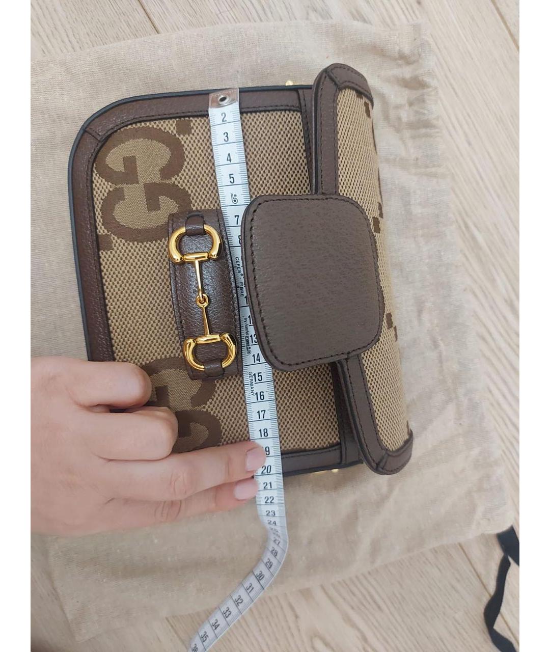 GUCCI Коричневая сумка через плечо, фото 5