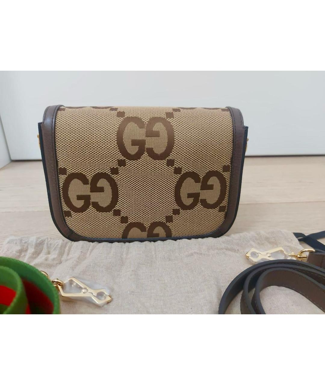 GUCCI Коричневая сумка через плечо, фото 3