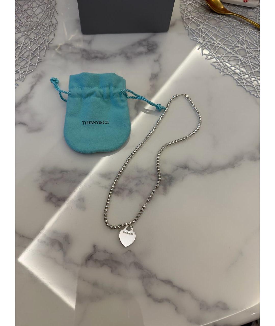 TIFFANY&CO Серебряное серебряное колье, фото 3
