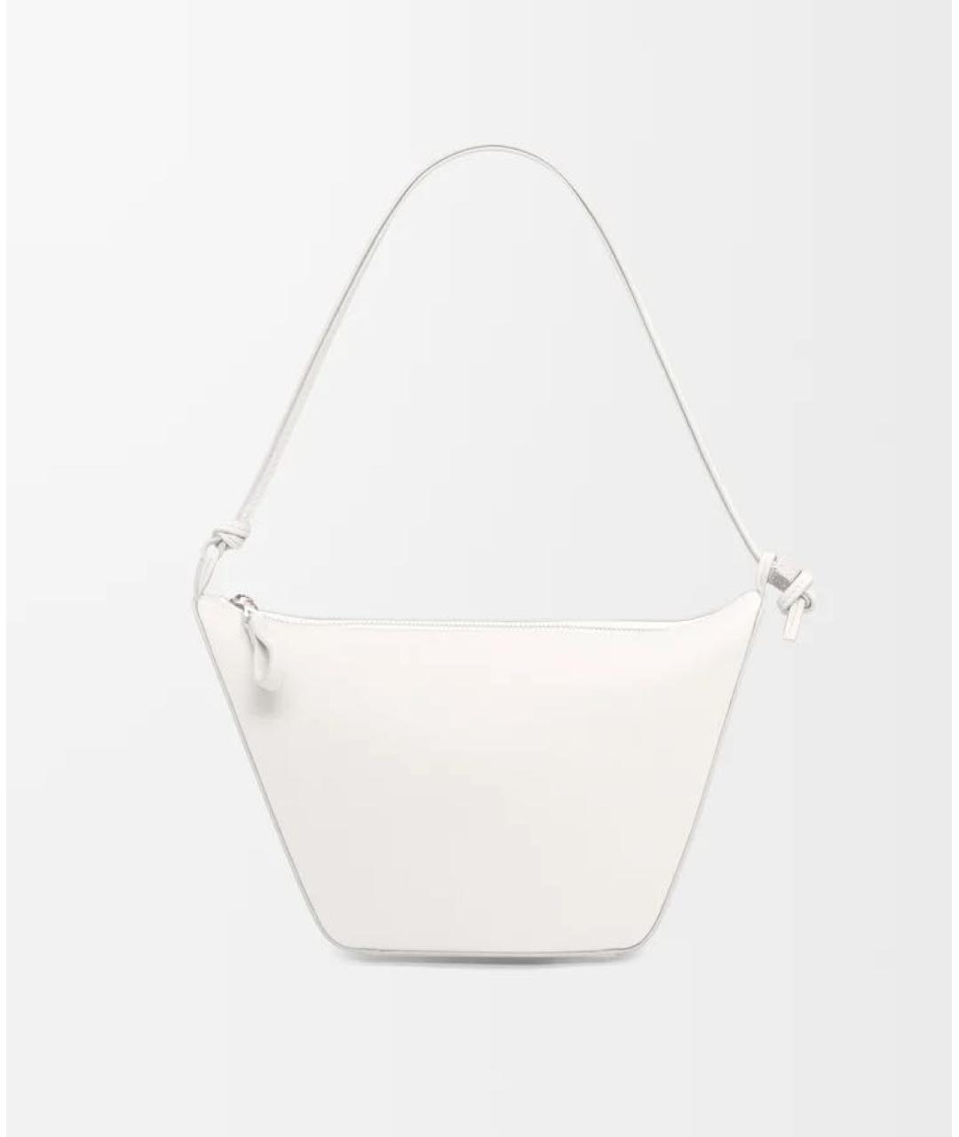 LOEWE Белая кожаная сумка через плечо, фото 5