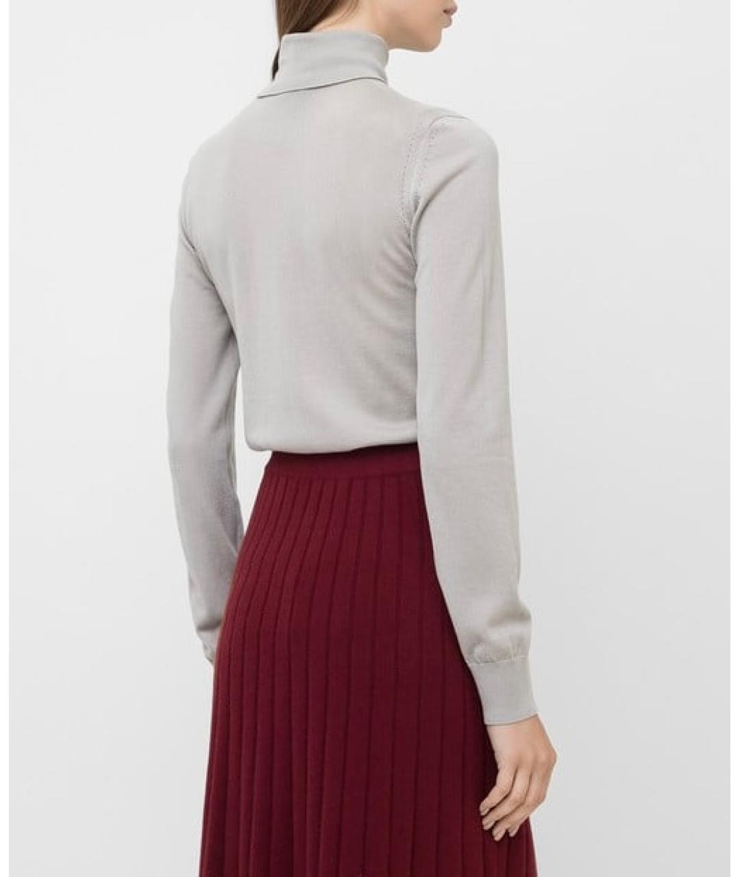 LORO PIANA Серая кашемировая водолазка, фото 3