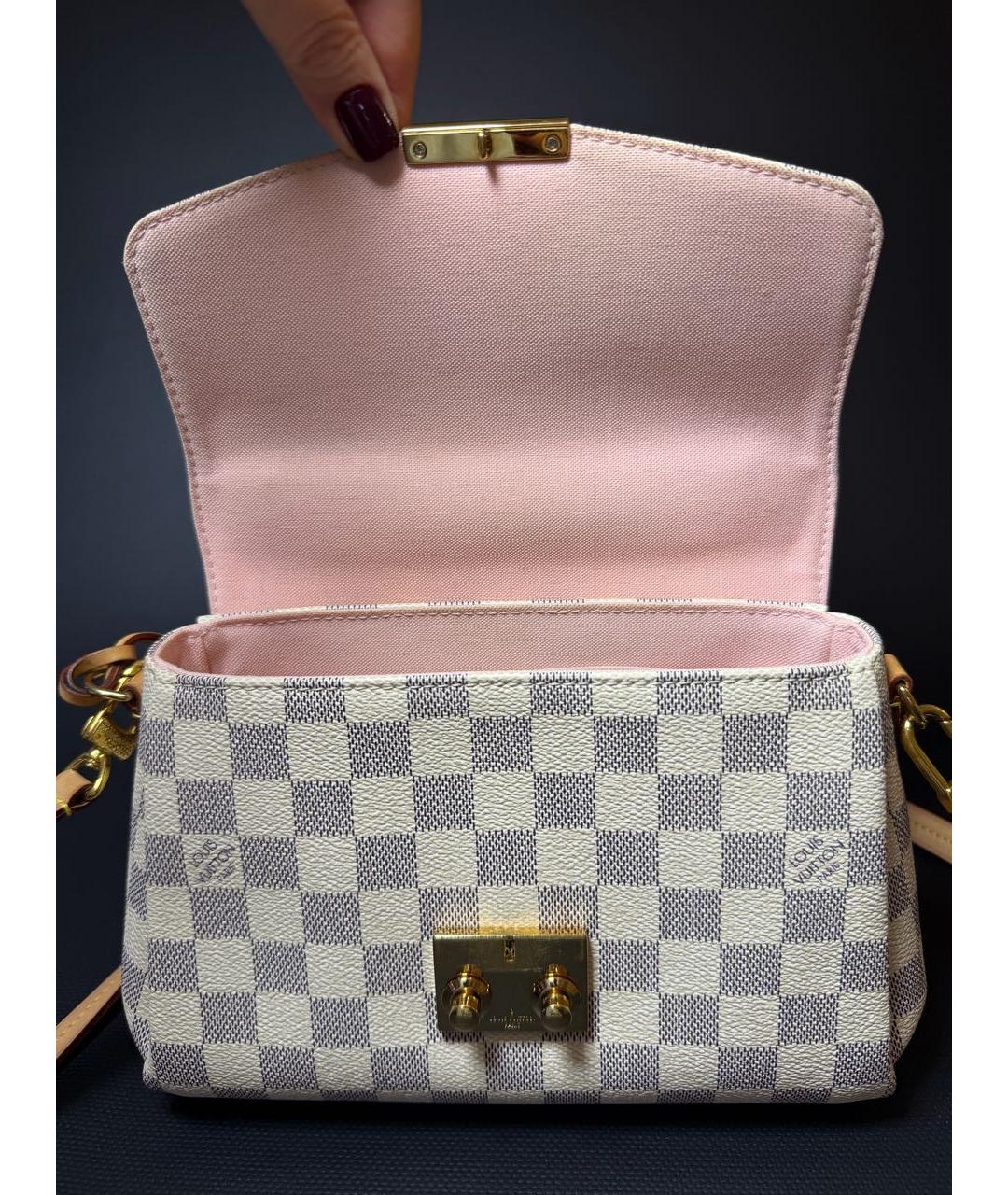 LOUIS VUITTON Белая сумка с короткими ручками, фото 5