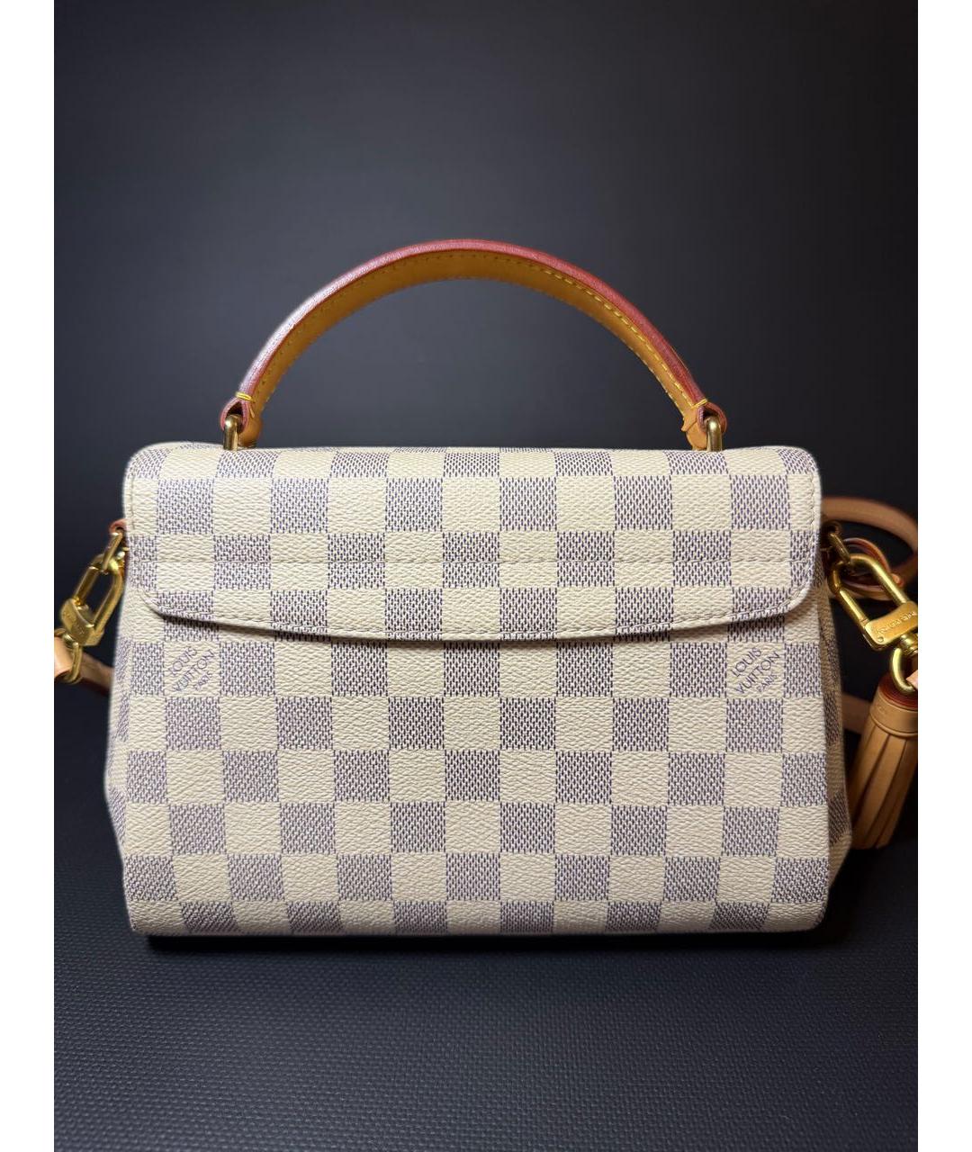 LOUIS VUITTON Белая сумка с короткими ручками, фото 3