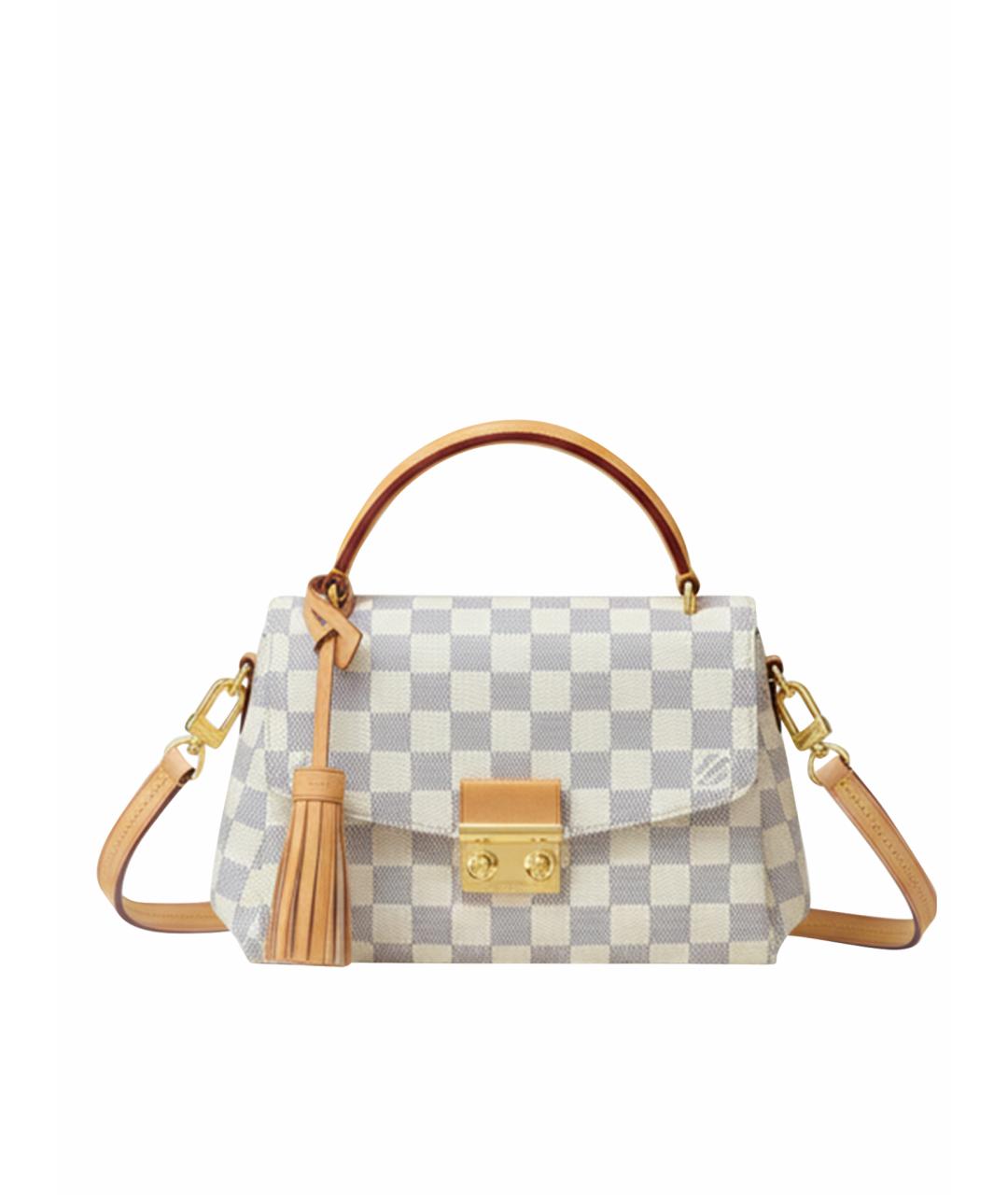 LOUIS VUITTON Белая сумка с короткими ручками, фото 1