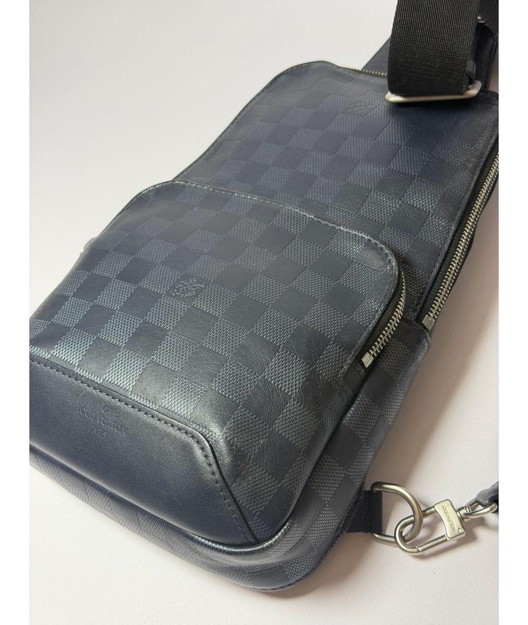 LOUIS VUITTON Темно-синий рюкзак, фото 8