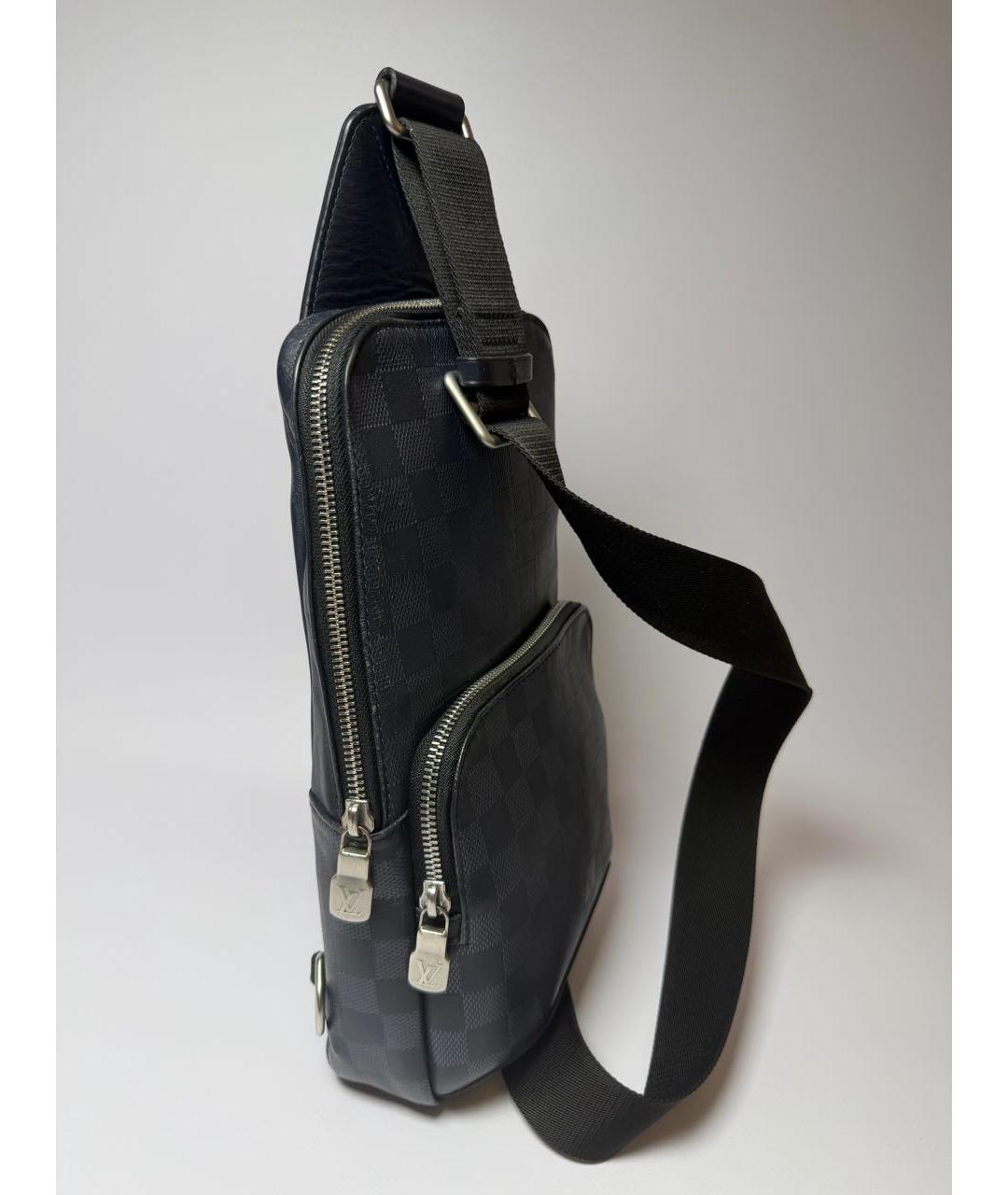 LOUIS VUITTON Темно-синий рюкзак, фото 3