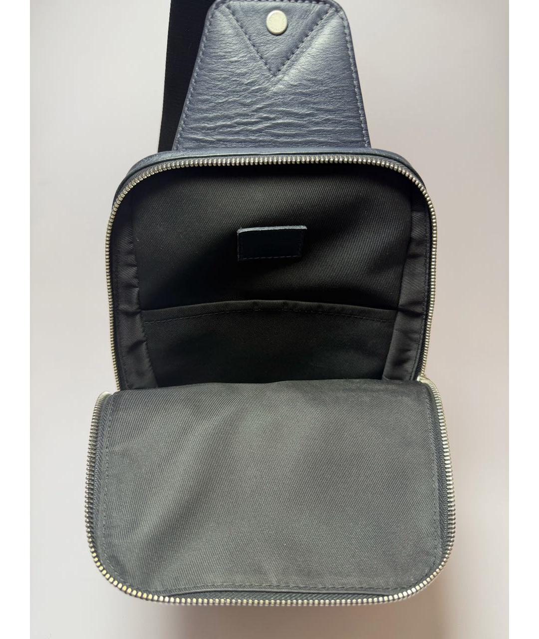 LOUIS VUITTON Темно-синий рюкзак, фото 5