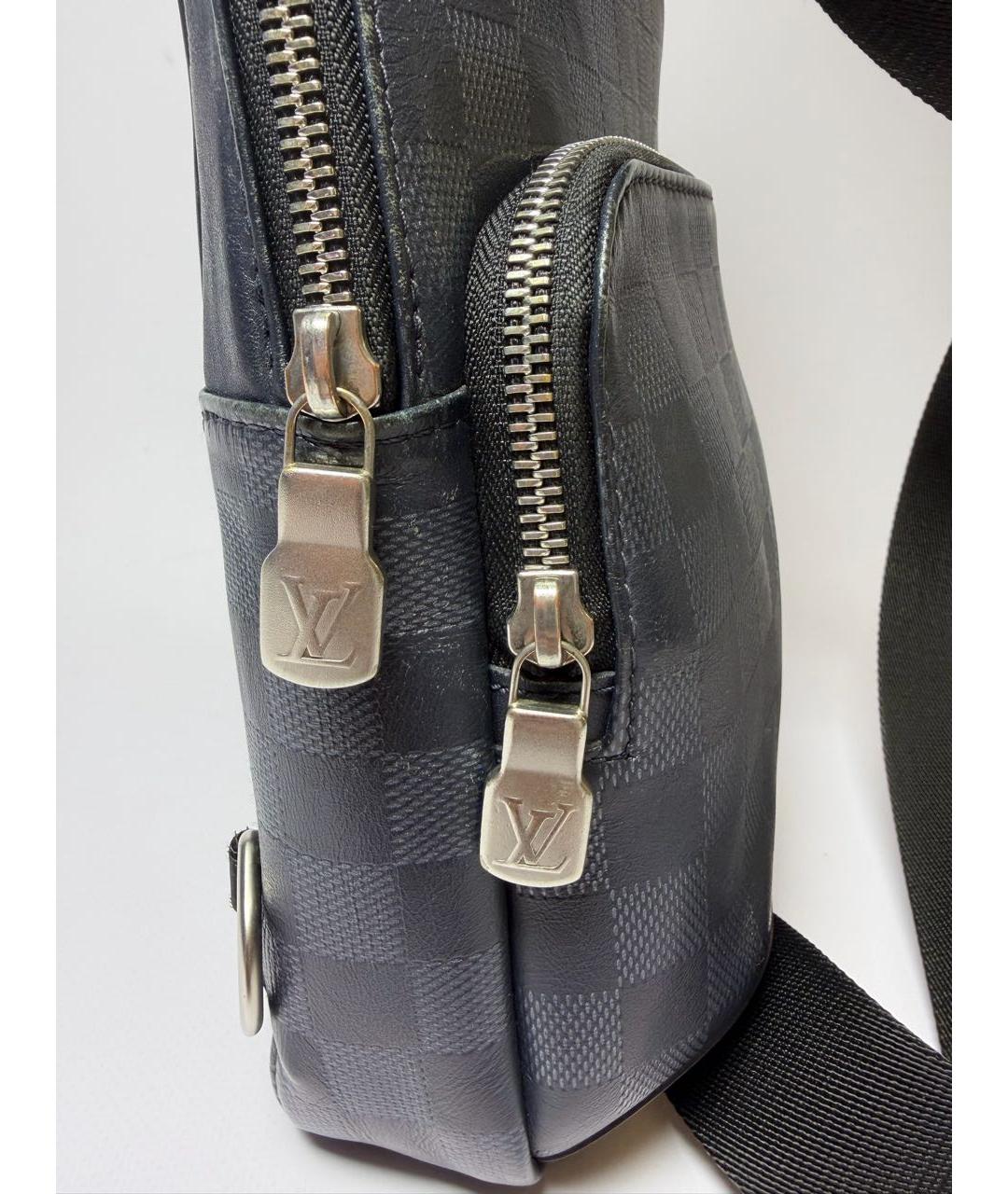 LOUIS VUITTON Темно-синий рюкзак, фото 7