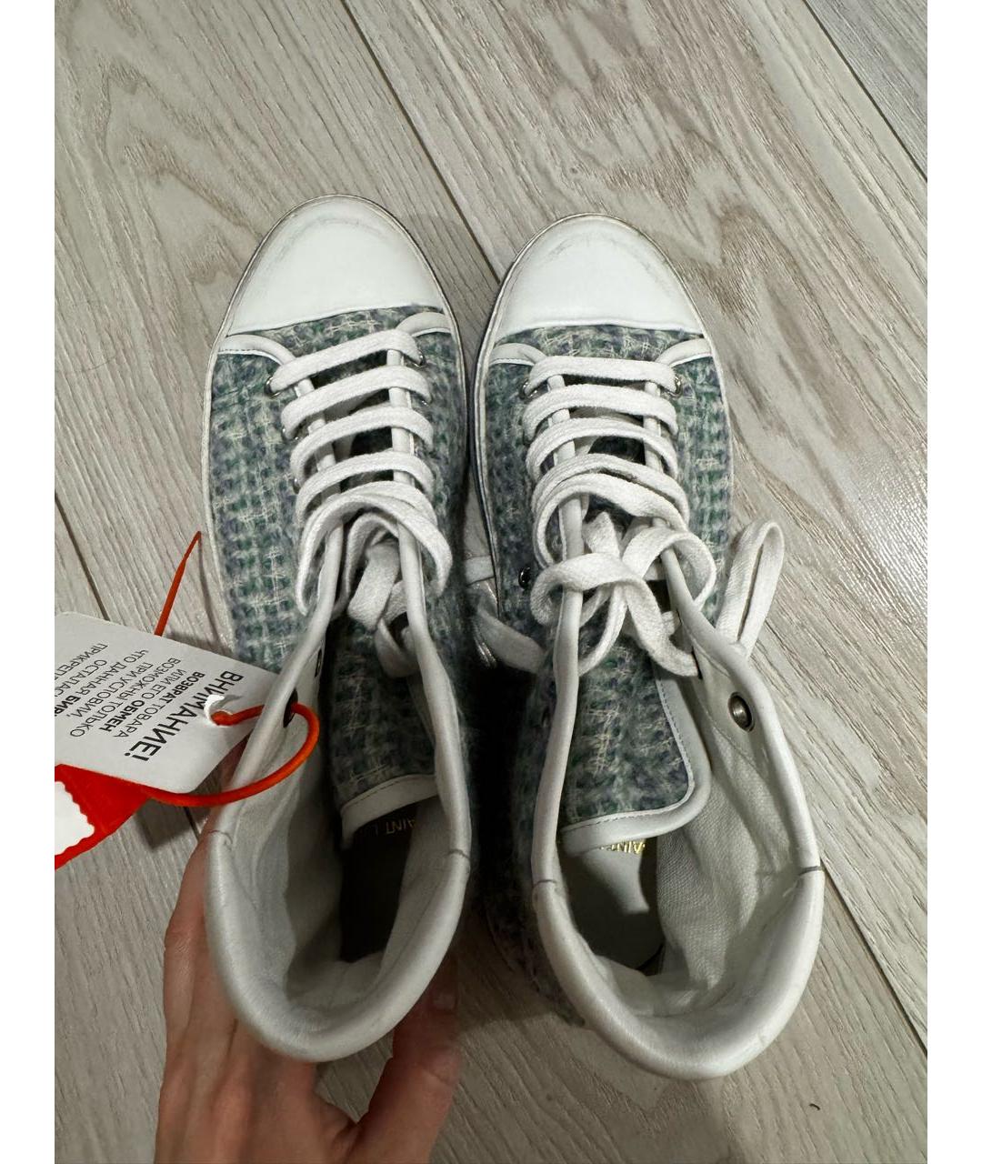 SAINT LAURENT Мульти текстильные кеды, фото 3