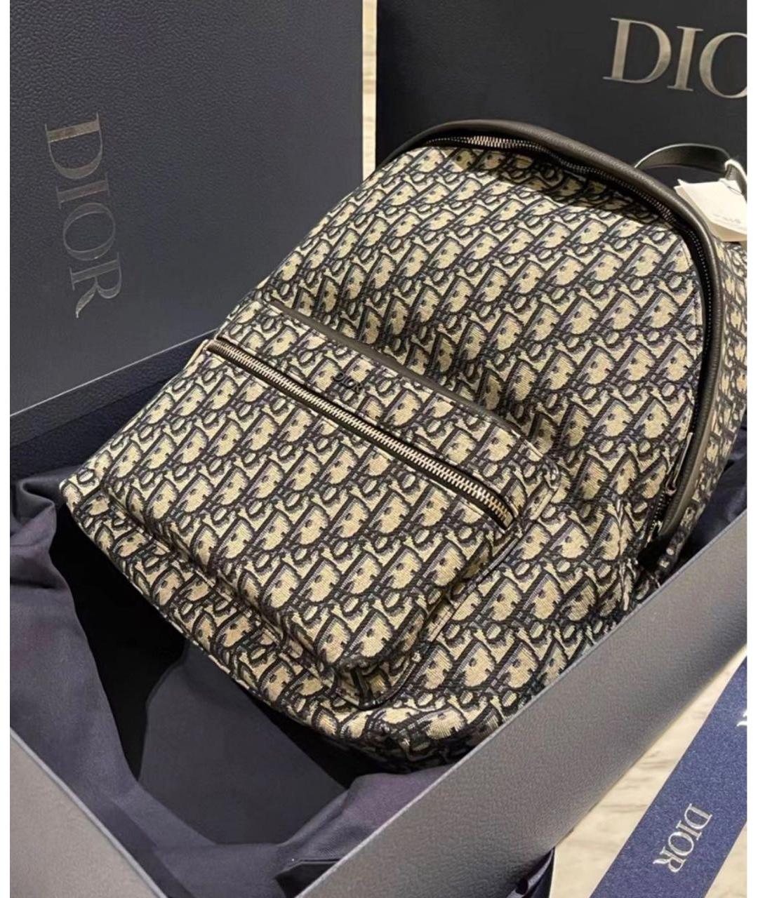 CHRISTIAN DIOR Мульти тканевый рюкзак, фото 4