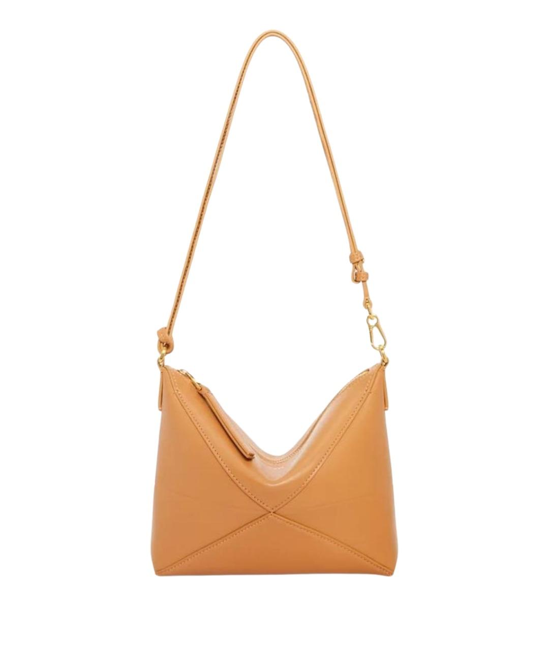 LOEWE Оранжевая кожаная сумка через плечо, фото 1