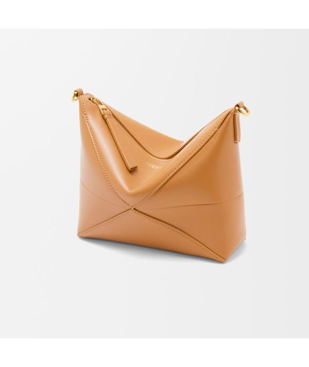 LOEWE Оранжевая кожаная сумка через плечо, фото 5