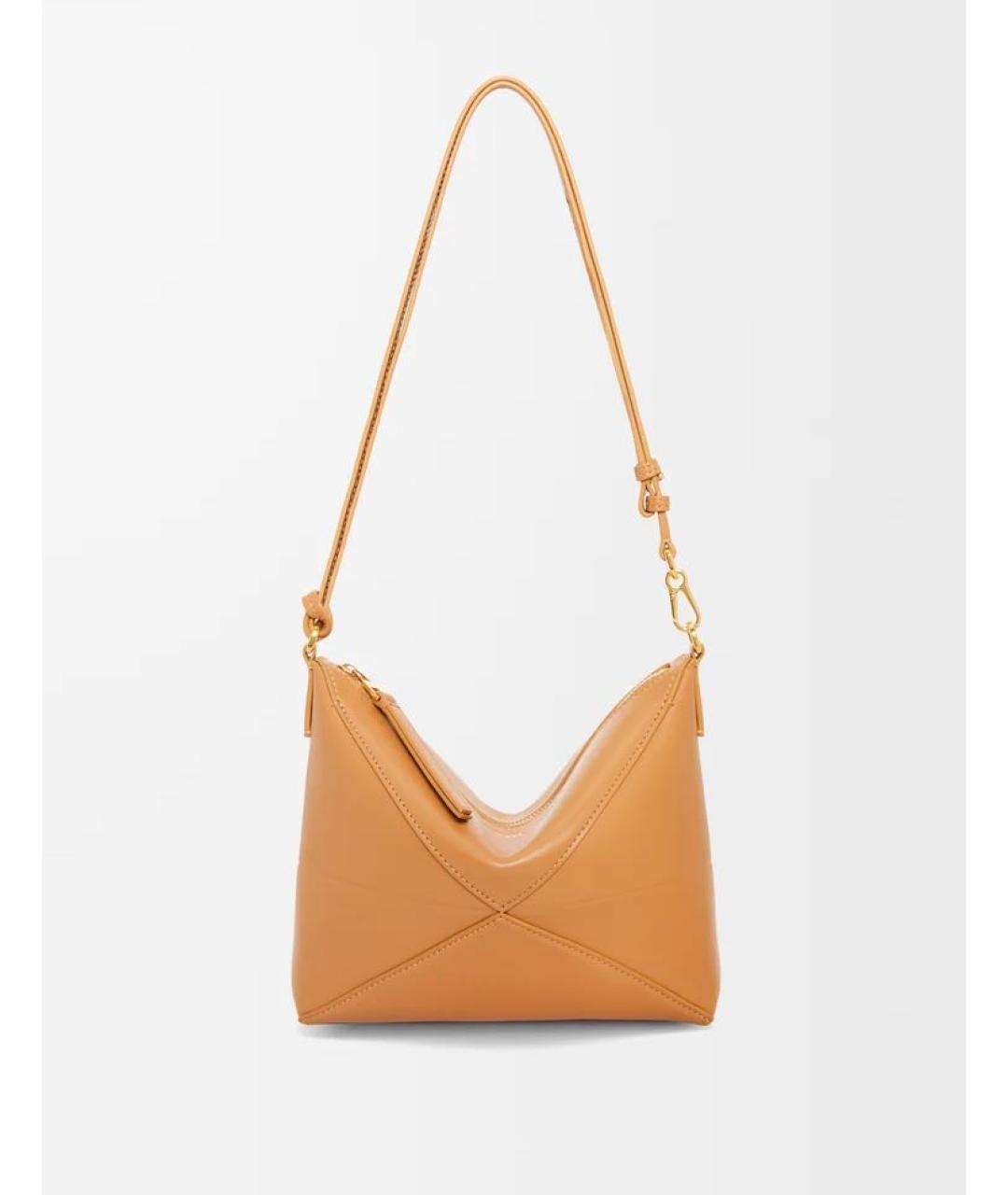 LOEWE Оранжевая кожаная сумка через плечо, фото 6