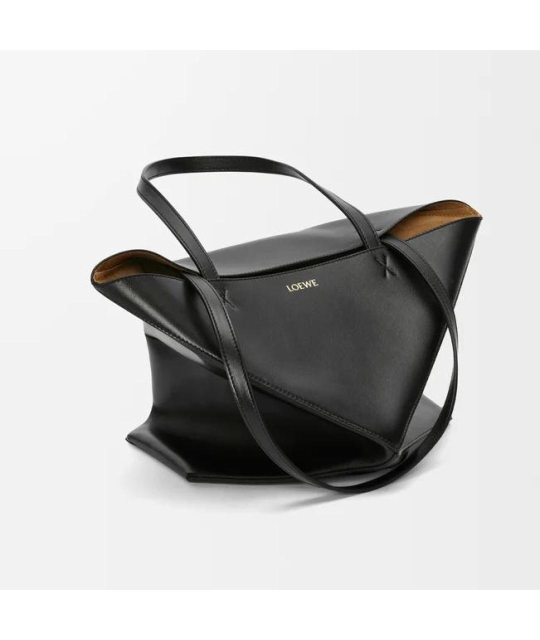 LOEWE Черная кожаная сумка через плечо, фото 5