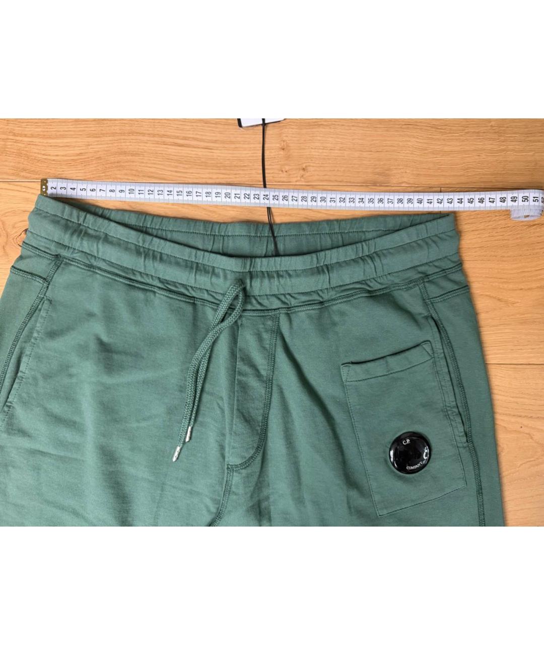 CP COMPANY Зеленые хлопковые повседневные брюки, фото 5