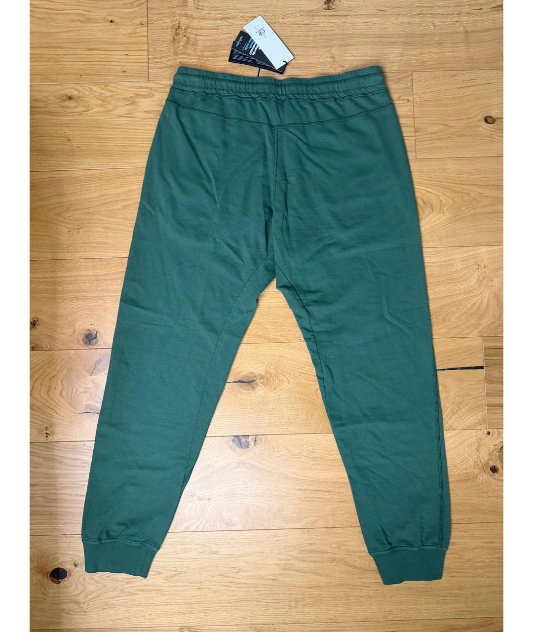 CP COMPANY Зеленые хлопковые повседневные брюки, фото 2