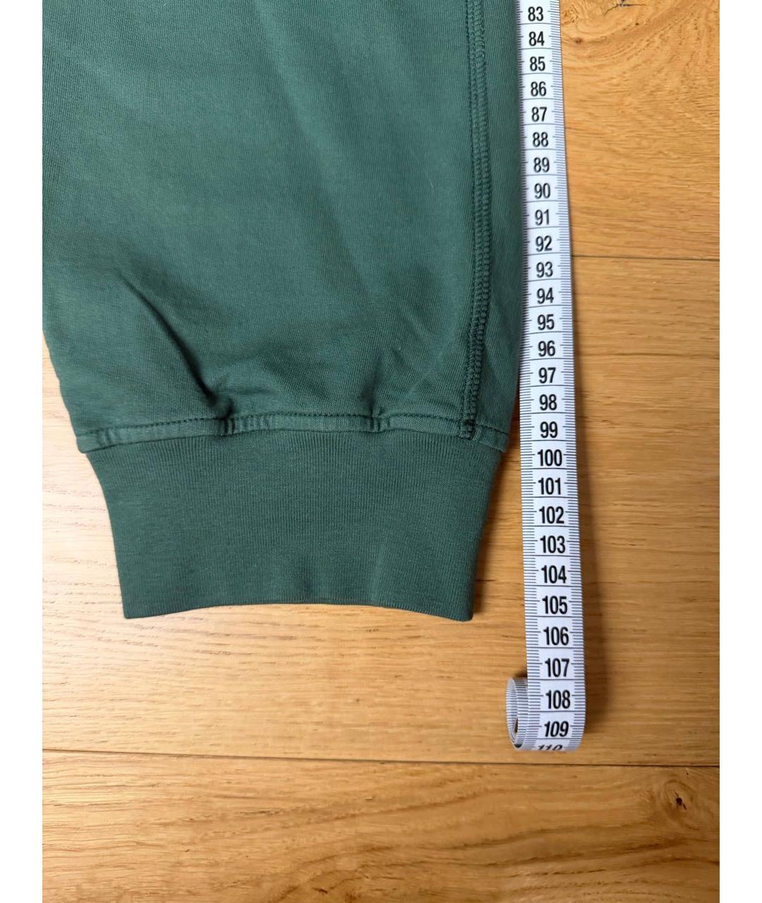 CP COMPANY Зеленые хлопковые повседневные брюки, фото 4