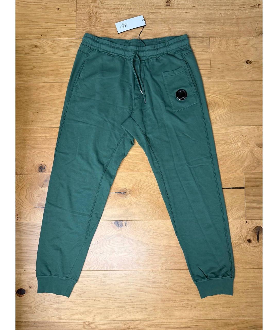 CP COMPANY Зеленые хлопковые повседневные брюки, фото 6