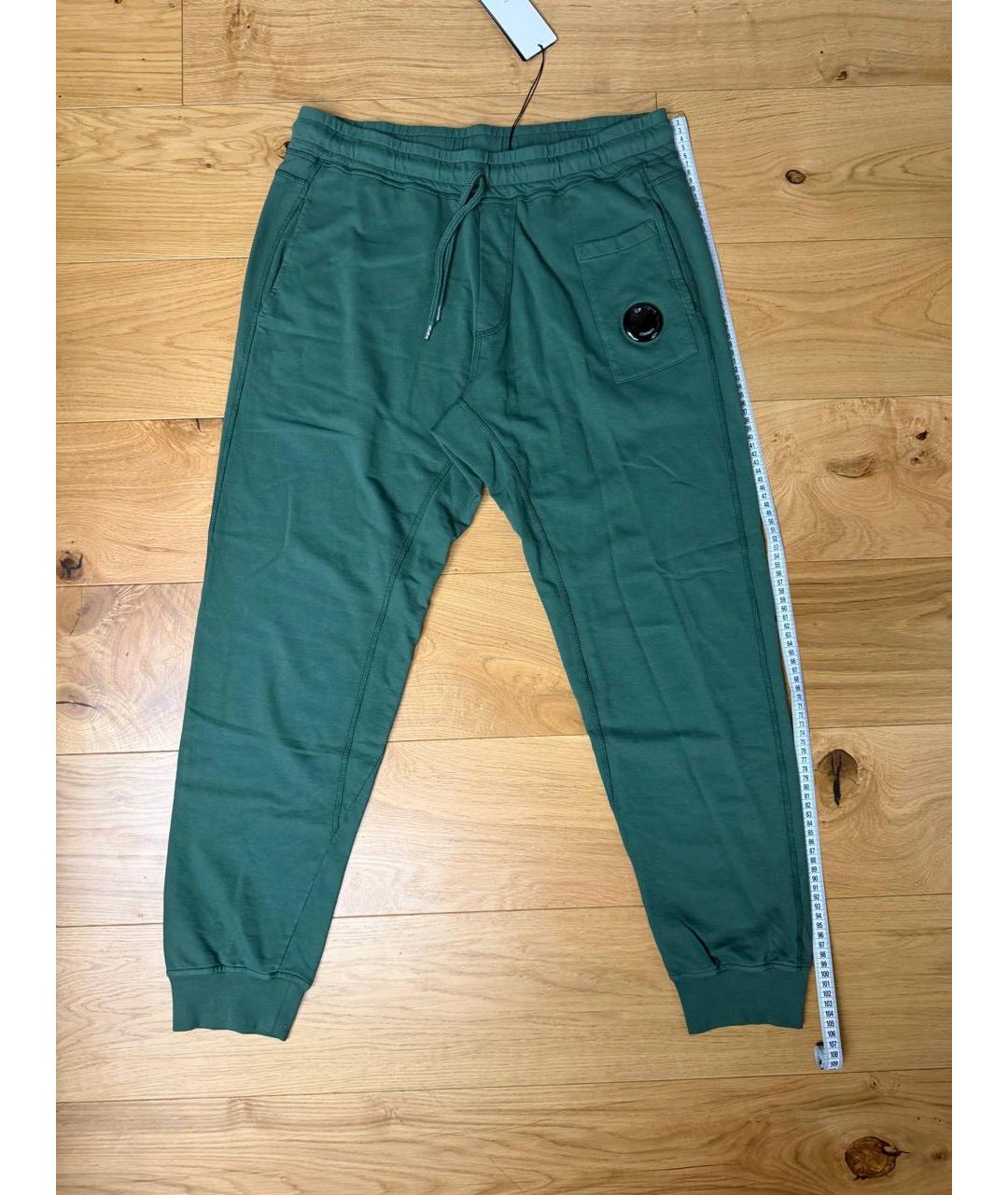 CP COMPANY Зеленые хлопковые повседневные брюки, фото 3