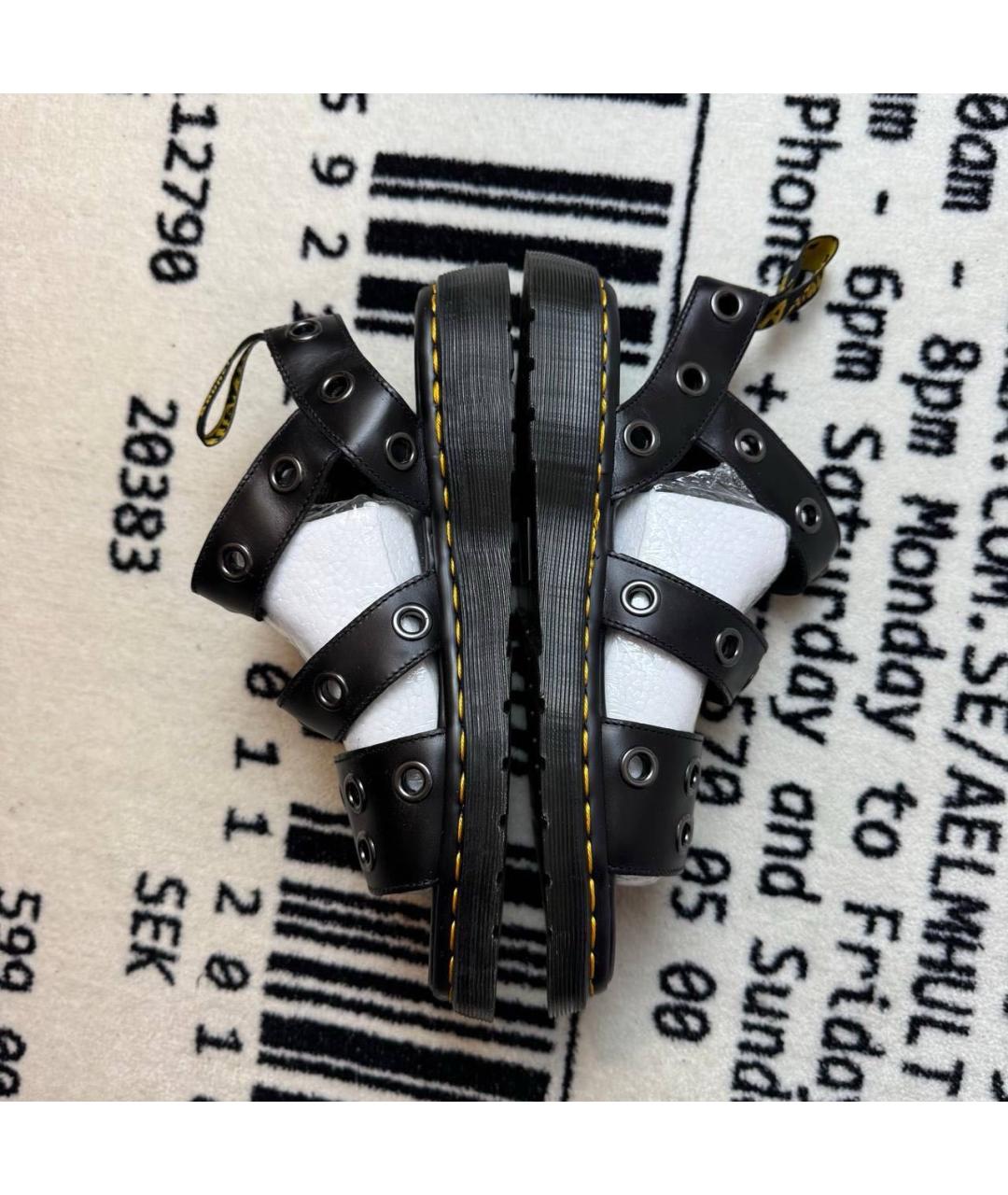 DR. MARTENS Черные сандалии, фото 3