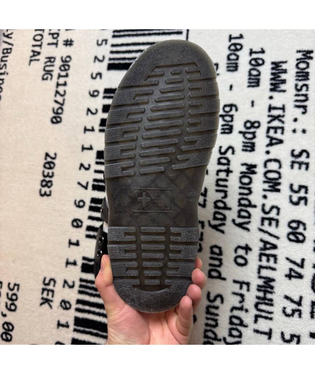 DR. MARTENS Черные сандалии, фото 5