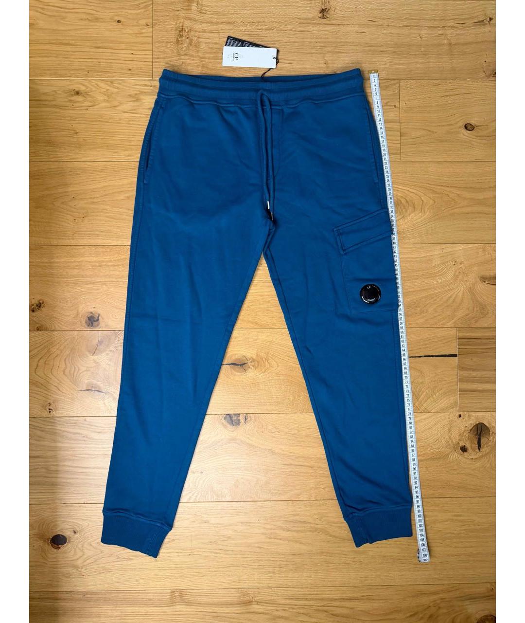 CP COMPANY Синие хлопковые повседневные брюки, фото 5