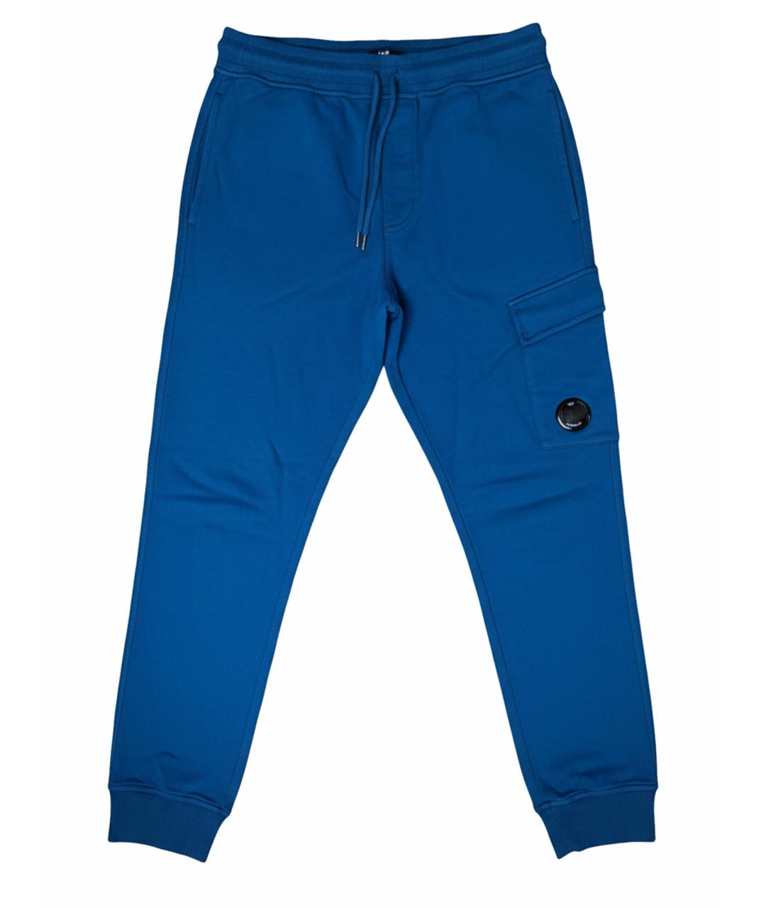 CP COMPANY Синие хлопковые повседневные брюки, фото 1