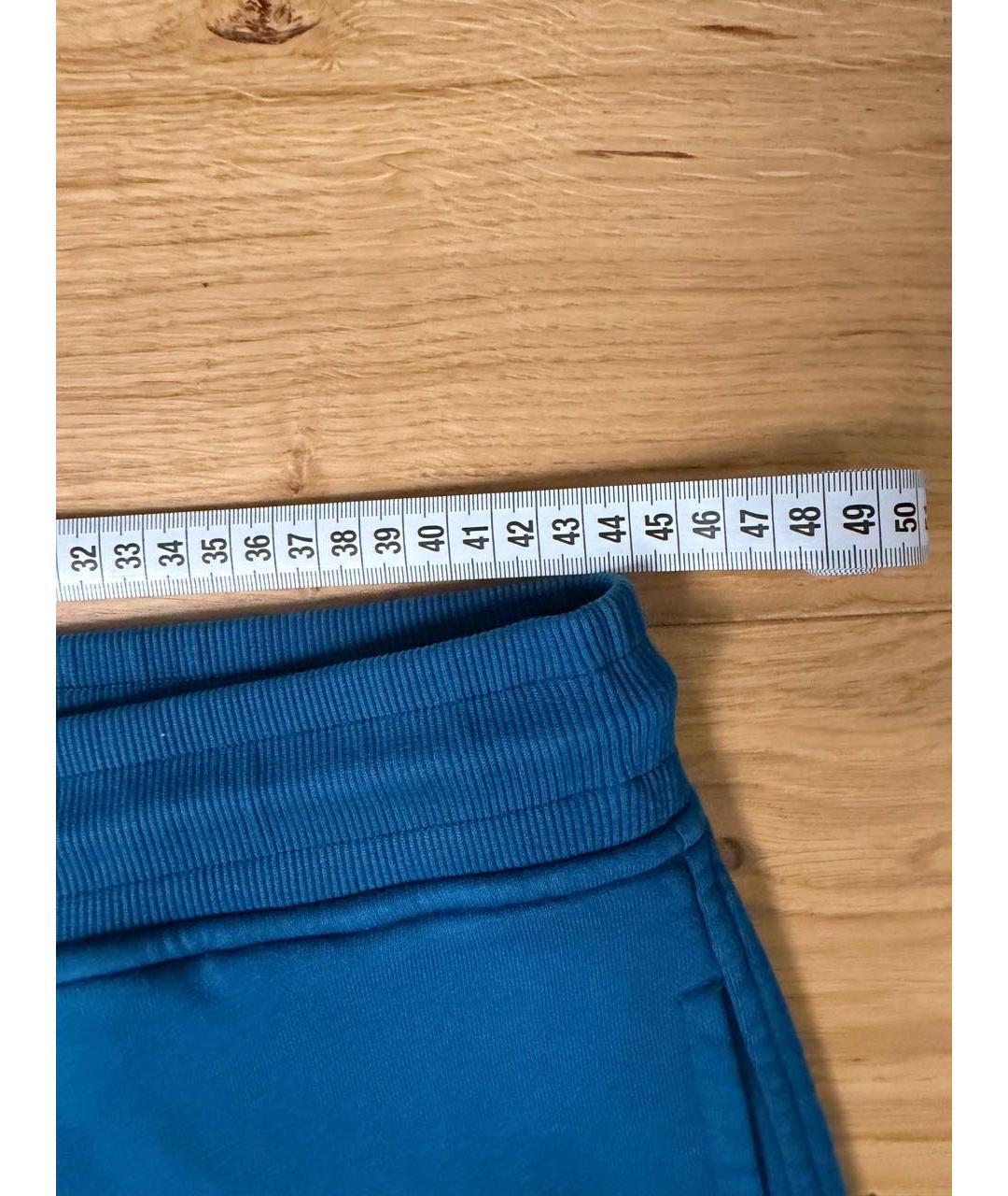 CP COMPANY Синие хлопковые повседневные брюки, фото 4