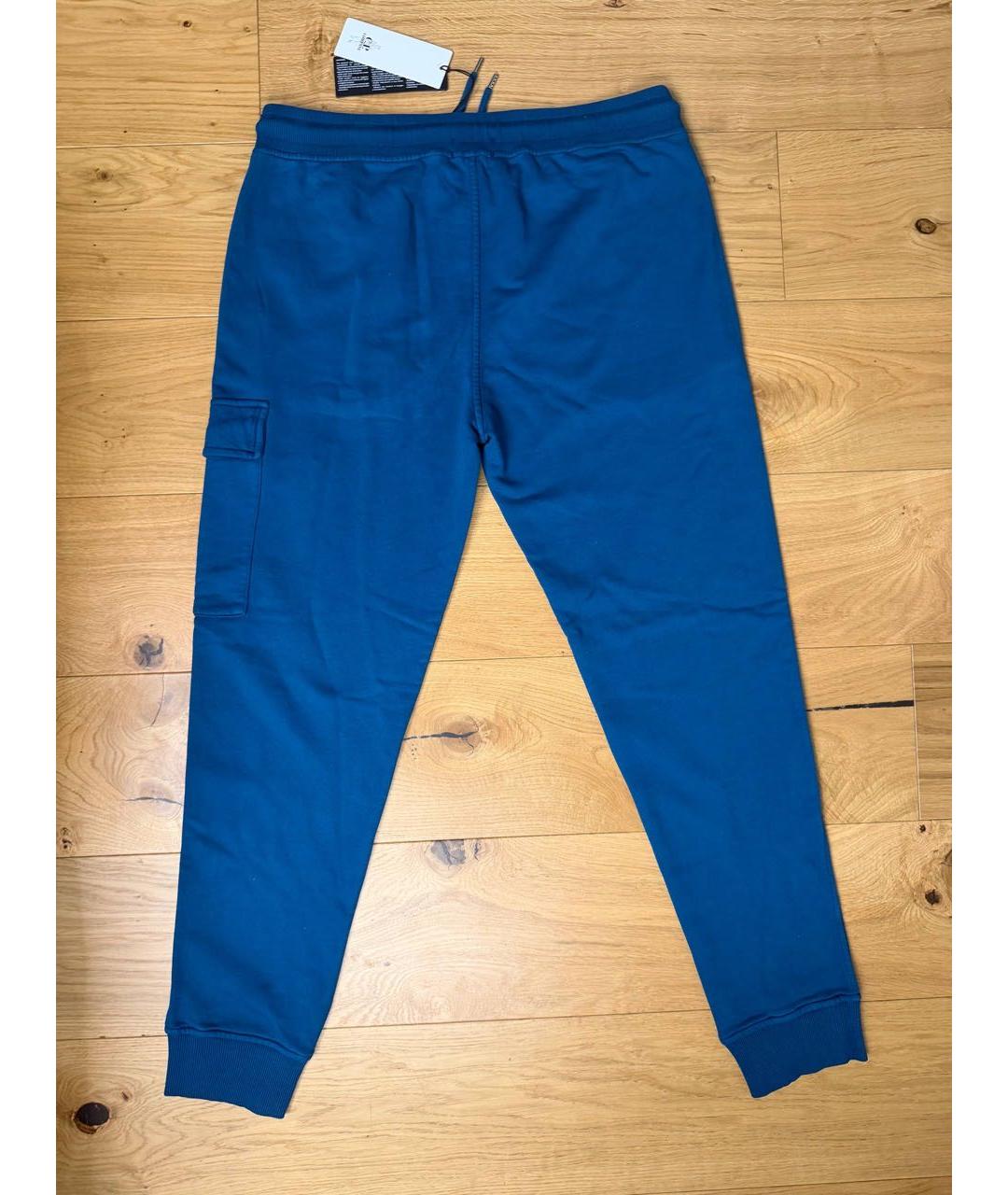 CP COMPANY Синие хлопковые повседневные брюки, фото 2