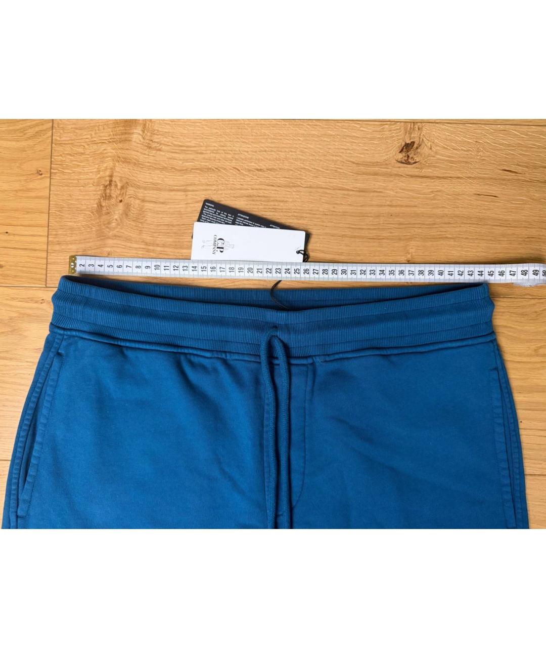 CP COMPANY Синие хлопковые повседневные брюки, фото 3