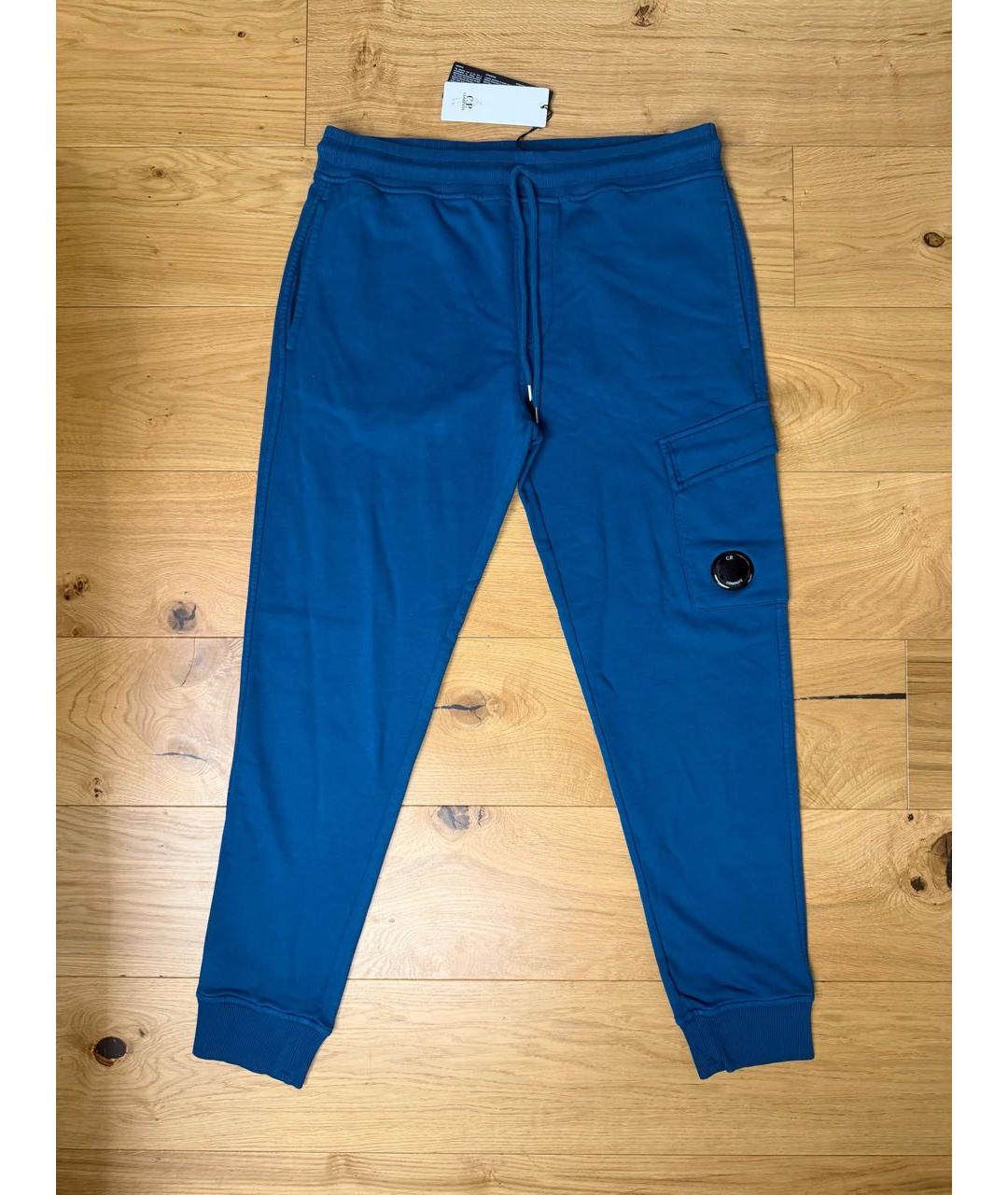CP COMPANY Синие хлопковые повседневные брюки, фото 7